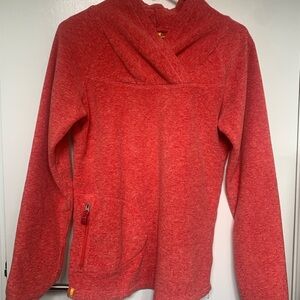 Lole Coral Fleece Cowl Neck Sweater